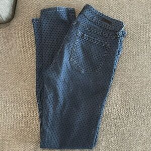 KUT from the Kloth - Diana Skinny Jean - Size 6 - Polka dot print